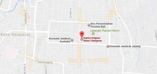 デンパサール・出入国管理局への行き方