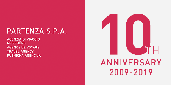 株式会社パルテンツァ10周年記念ロゴ
