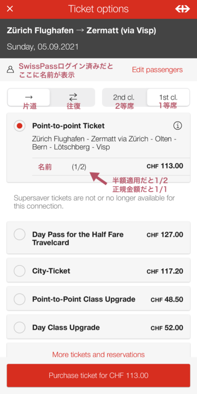 SBB Mobile Tickets